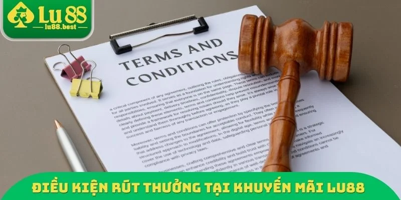 Điều kiện rút thưởng tại khuyến mãi LU88