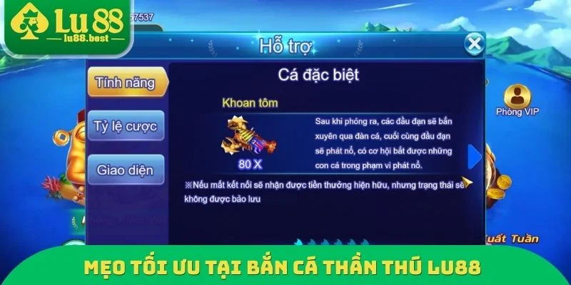 Mẹo tối ưu tại bắn cá thần thú LU88